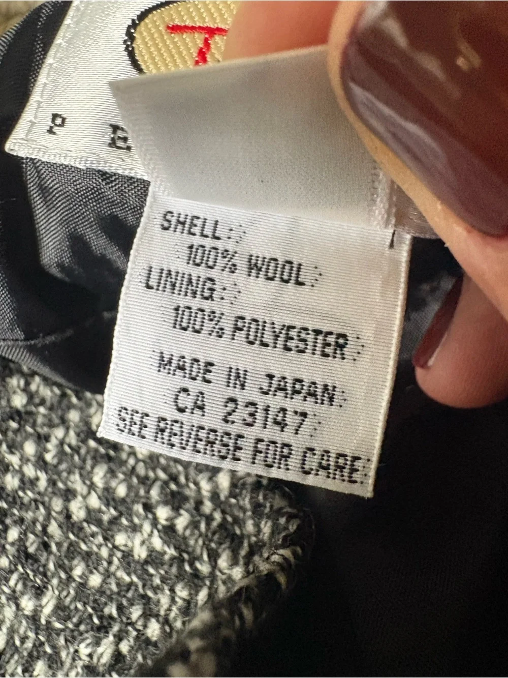 Vintage Talbots Made in Japan Wool Pants